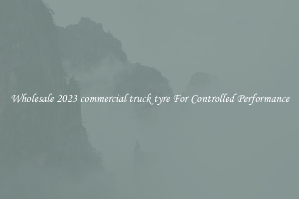 Wholesale 2023 commercial truck tyre For Controlled Performance