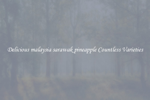 Delicious malaysia sarawak pineapple Countless Varieties