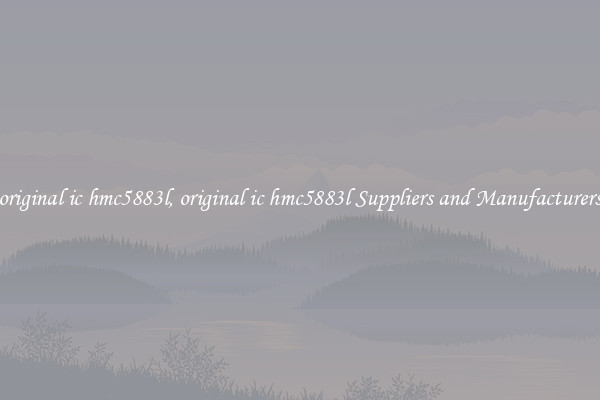 original ic hmc5883l, original ic hmc5883l Suppliers and Manufacturers